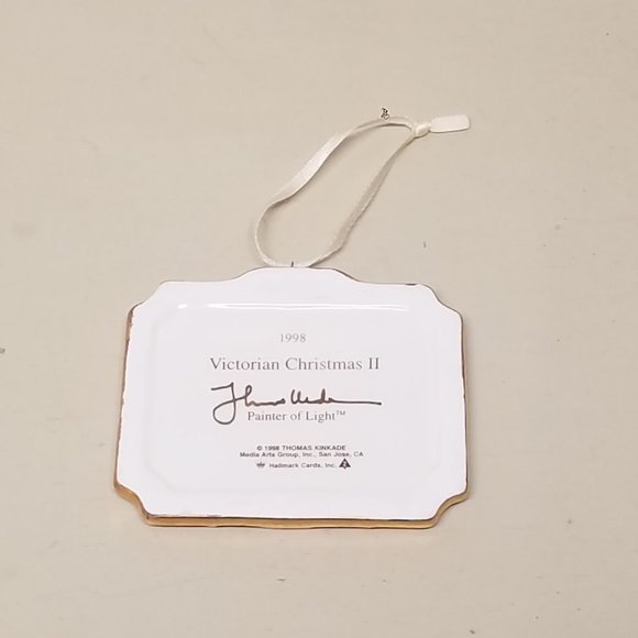 Thomas Kinkade by Hallmark Ornament Victorian Christmas #2-1998 - Boxed - Picture 6 of 7